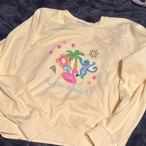 Roller Rabbit Pool Party Sweatshirt NWOT